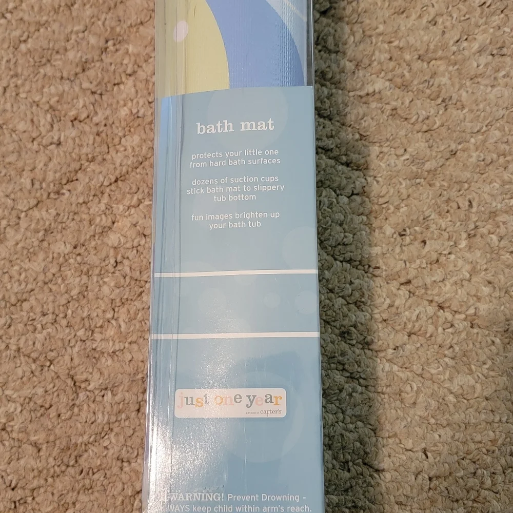 Just One Year Bath Mat for Small Children New in Box